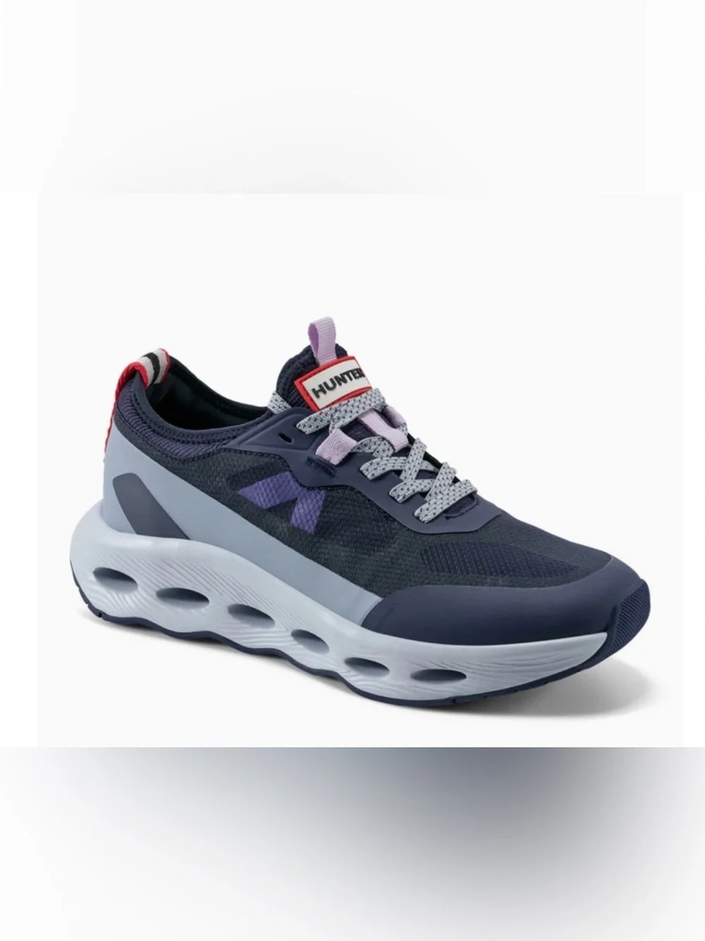 Hunter Women’s Ginny Navy and Purple Lightweight Running Shoe